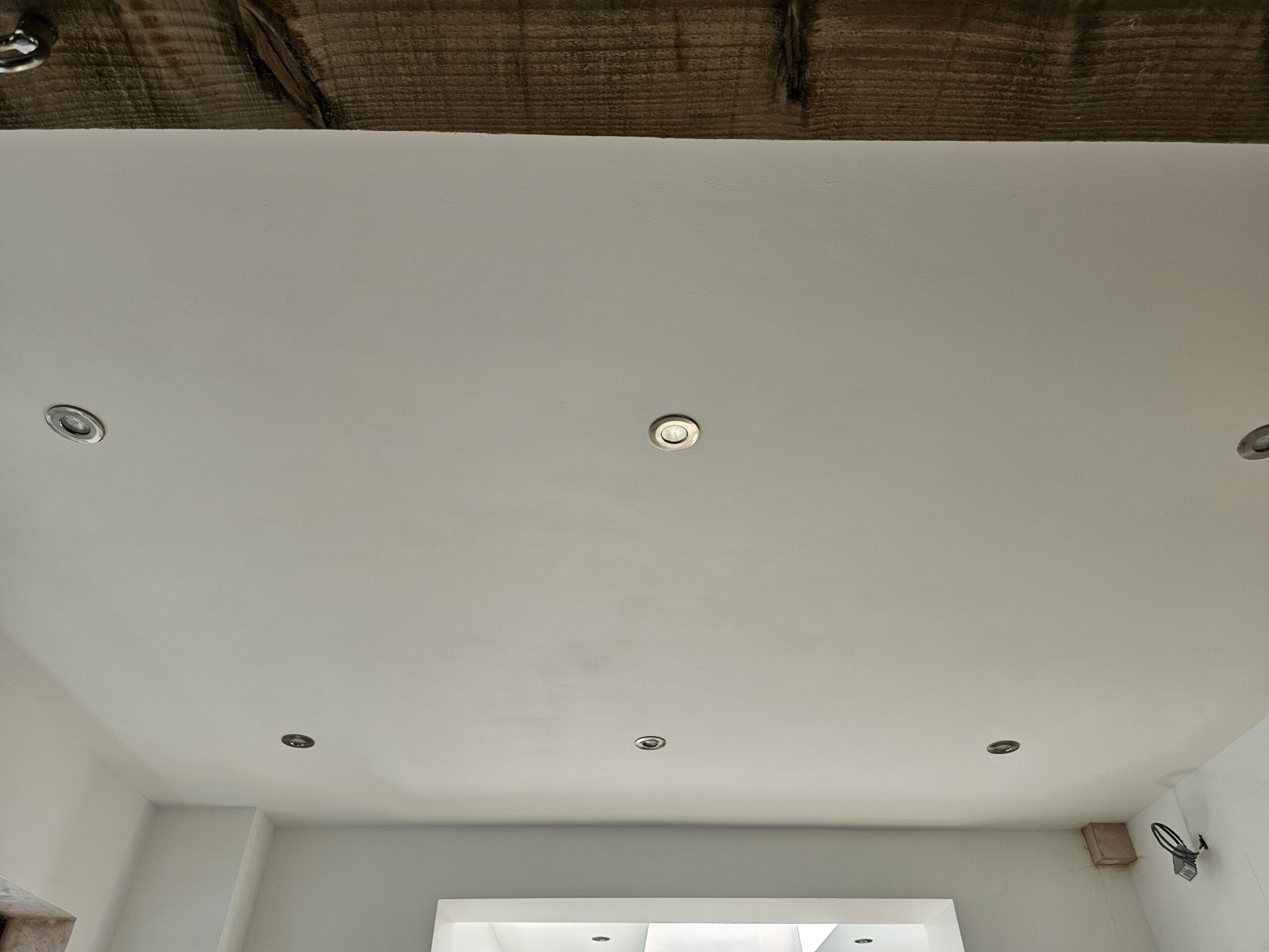 New ceiling lighting installed by South Wales electrician.
